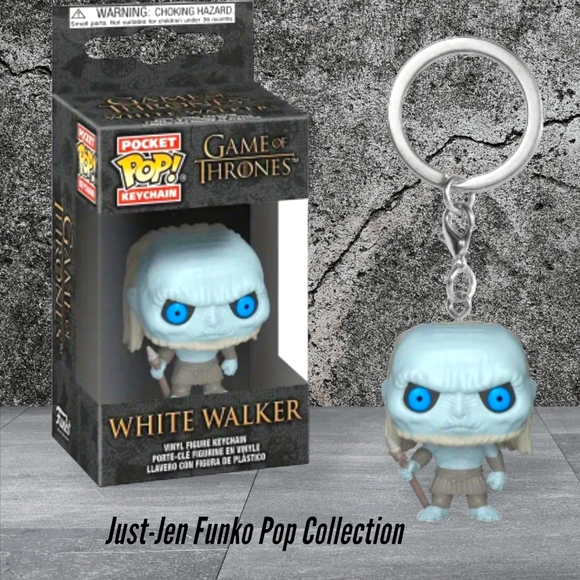 NWT!! FUNKO POP!! Popular Keychain The White Walker From the Game Of Thrones!! - Picture 7 of 11